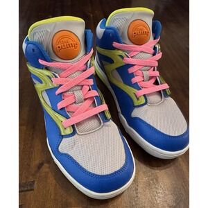 Reebok The Pump Omni Vintage Style Sneakers Size 4 1/2 Boys 90's Basketball